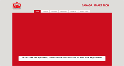 Desktop Screenshot of canadasmarttech.com