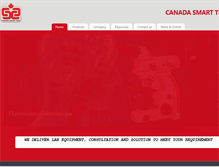 Tablet Screenshot of canadasmarttech.com